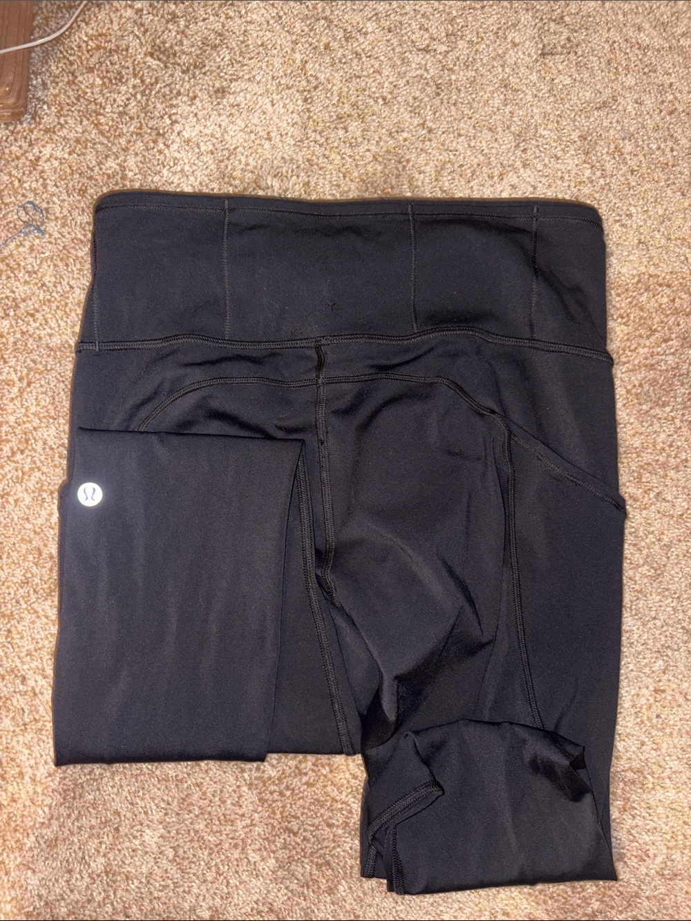 lululemon athletica Black Leggings with Side Pocket